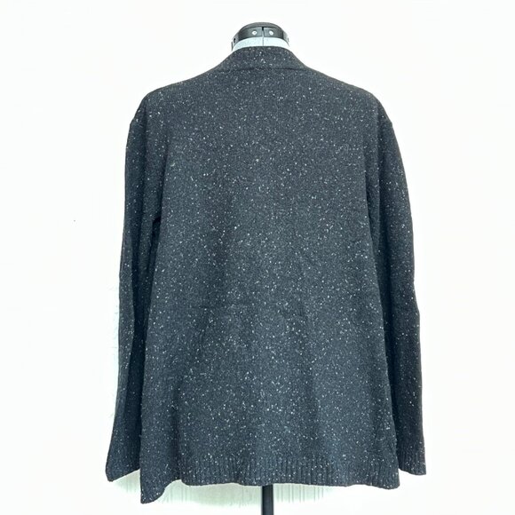 Seasalt edge to edge cardigan black donegal type wool size 14 UK or size 10 US - Picture 3 of 5